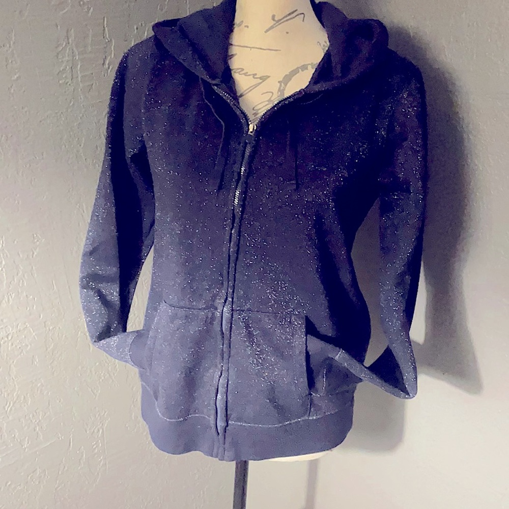 Adorable women’s sparkle hoodie, medium